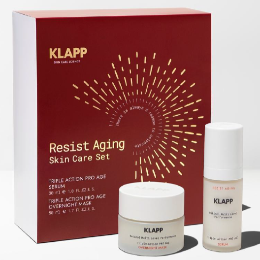 Klapp Набор Retinol MLP Resist Aging Skincare Set (ночная маска 50 мл, сыворотка 30 мл)