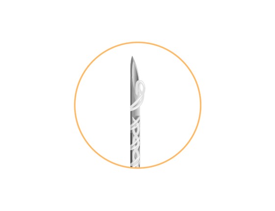 Honey Derma Thread Мезонити DUO NORMAL SPIRAL PLACL (DOUBLE SCREW) YRDS-PLCUD-2550