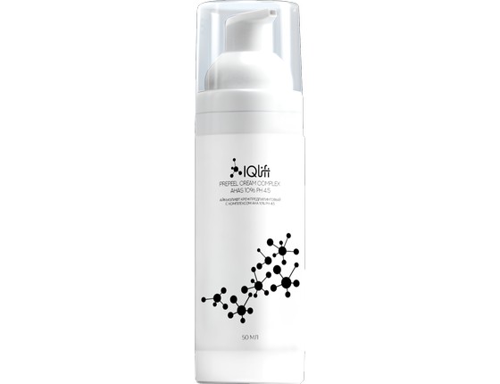 Iq lift Крем предпилинговый с комплексом AHA 10% Prepeel cream complex AHAs 10%