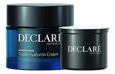 Declare Набор для мужчин SET Vital Hyaluron Triple Cream 50ml + 50ml Refill