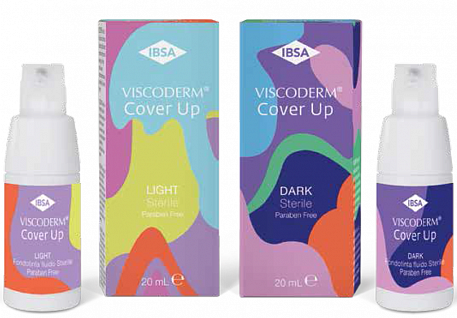 Viscoderm Стерильная жидкая светлая тональная основа/ COVER UP Cream Light