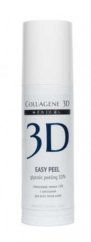 Medical Collagene 3D Пилинг химический EASY PEEL на основе гликоевой кислоты с хитозаном 10% (pH 2,8)