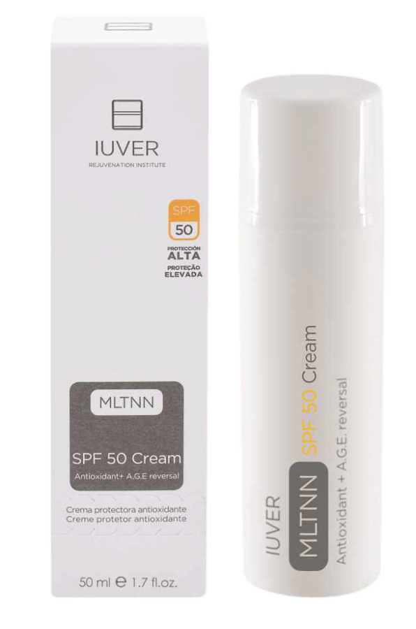 Iuver  Крем антиоксидантный защитный для лица SPF 50 Cream.Antioxidante + A.G.E. Reversal